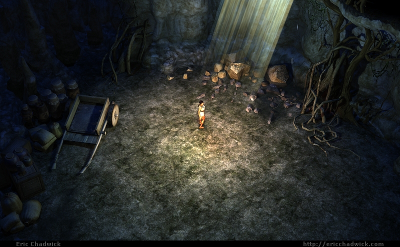 Cave environment shot